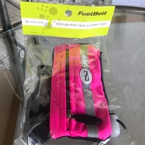 NWT reflective fuel belt-slim pocket